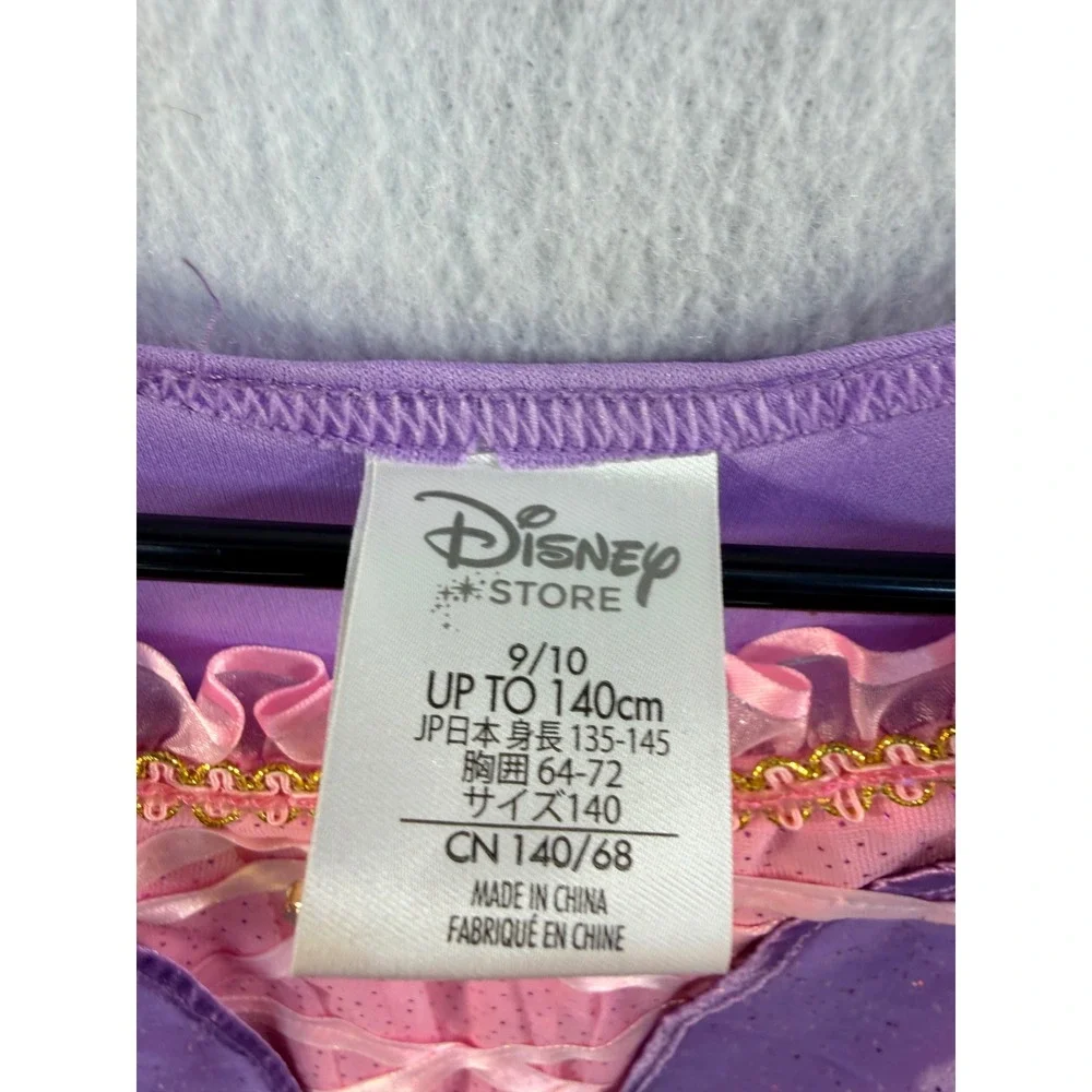 Disney Store Rapunzel Tangled Costume Dress Braided Headband 9/10 Purple Kids
